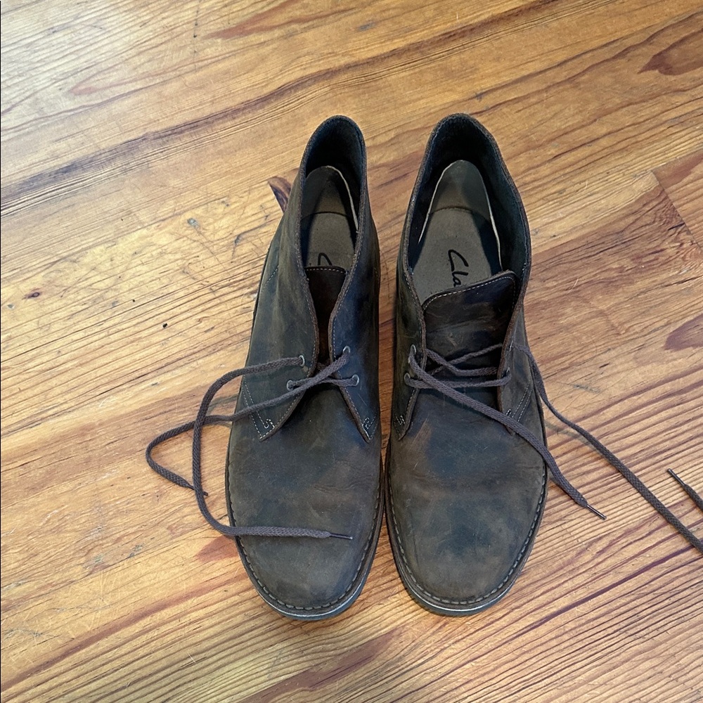 Clark’s Originals Bushacres 2 Men’s Desert Boots Beeswax Leather US 13